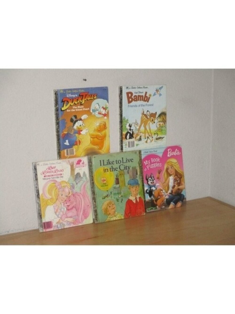 Little Golden Book little Books 8" x 6.5" Vintage Wholesale Lot of 5 Good Pre